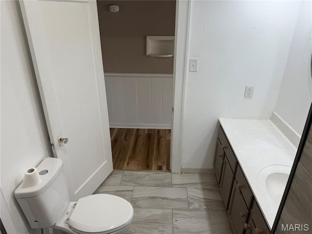 10303 Lincoln Trl, Fairview Heights, IL 62208 - bathroom with vanity and marble finish flooring