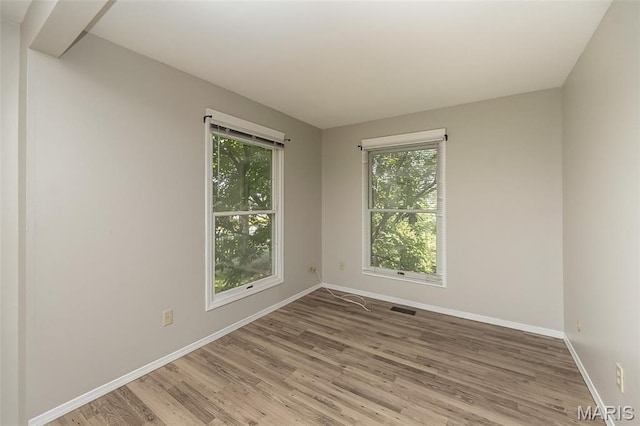 2237 Ole Castle Ct, Chesterfield, MO 63017 - empty room featuring plenty of natural light and light wood-style flooring