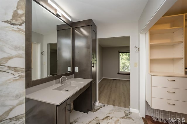 2237 Ole Castle Ct, Chesterfield, MO 63017 - bathroom featuring marble finish floors and vanity