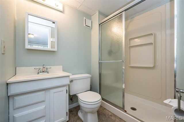 2237 Ole Castle Ct, Chesterfield, MO 63017 - bathroom with a shower stall and vanity