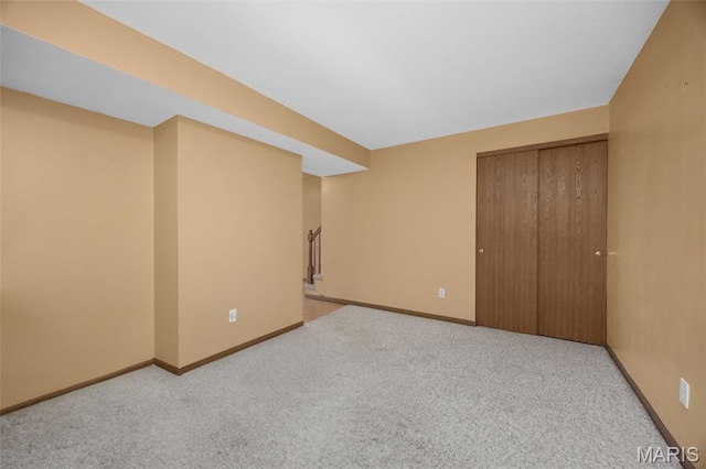 205 Fawn Meadow Ct, Ofallon, MO 63366 - basement with baseboards and carpet flooring