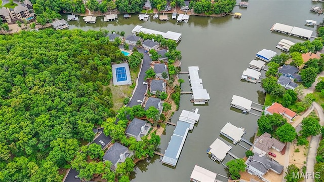 6620 Lake Point Dr Unit 26, Osage Beach, MO 65065 - aerial perspective of suburban area with a nearby body of water