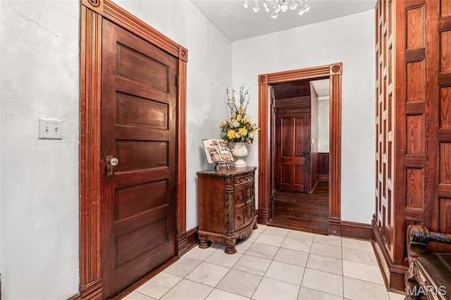 698N 3rd St, Saint Genevieve, MO 63670 - foyer entrance featuring baseboards and light tile patterned floors