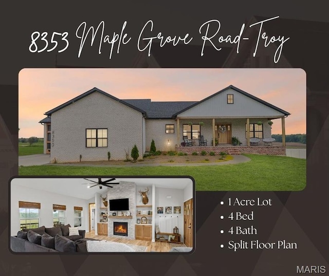 8353 Maple Grove Rd, Troy, IL 62294 - view of a document with a collage of images