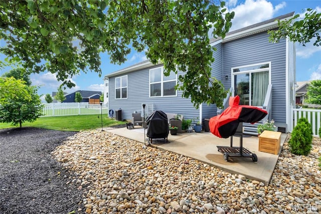 803 Brimley Dr, Cottleville, MO 63304 - rear view of property with a patio area