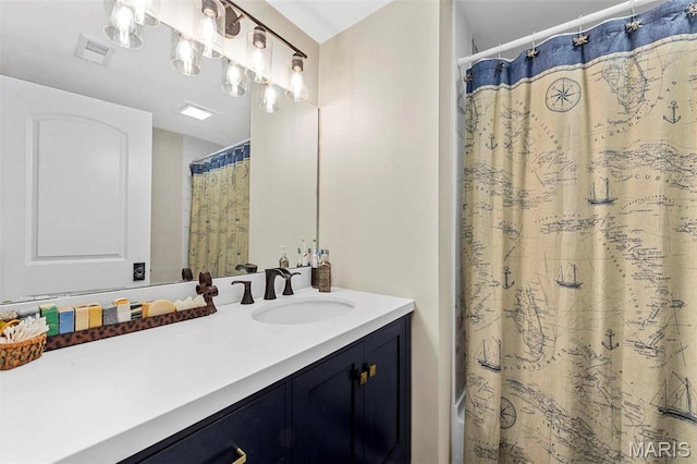 1315 Wildhorse Meadows Dr, Chesterfield, MO 63005 - full bathroom featuring vanity and shower / tub combo
