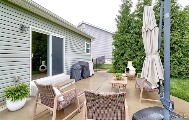 1810 Barclay Bluff Ct, Wentzville, MO 63385 - view of patio / terrace featuring grilling area