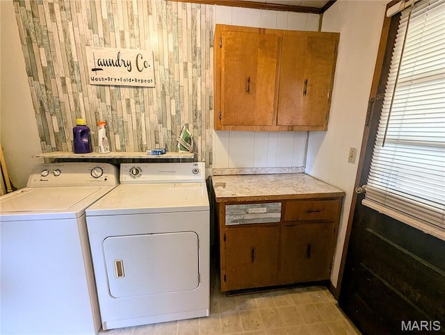 200 N Elm St, Campbell, MO 63933 - laundry room with cabinet space and independent washer and dryer
