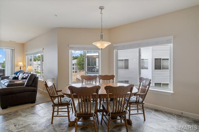 18051 Blue Anchor Dr Unit 533, Gravois Mills, MO 65037 - dining space featuring stone tile floors and baseboards