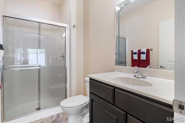 18051 Blue Anchor Dr Unit 533, Gravois Mills, MO 65037 - full bathroom featuring toilet, vanity, and a shower stall