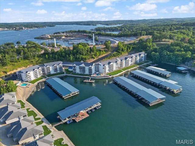 18051 Blue Anchor Dr Unit 533, Gravois Mills, MO 65037 - bird's eye view of a nearby body of water and apartment complex / building