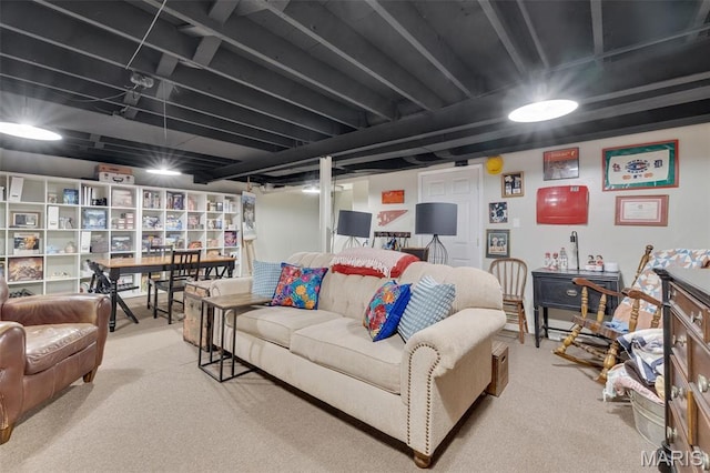 169 W Kirkham Ave, Webster Groves, MO 63119 - view of carpeted living area