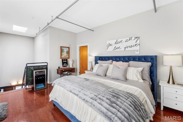 901 Washington Ave Unit 702, Saint Louis, MO 63101 - bedroom with a skylight and hardwood / wood-style floors