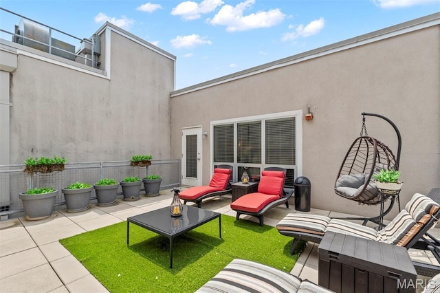 901 Washington Ave Unit 702, Saint Louis, MO 63101 - view of patio featuring an outdoor living space