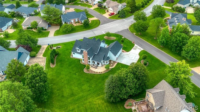 776 Hillenkamp Dr, Weldon Spring, MO 63304 - aerial perspective of suburban area