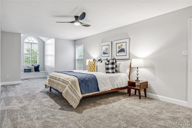 776 Hillenkamp Dr, Weldon Spring, MO 63304 - carpeted bedroom featuring multiple windows and a ceiling fan