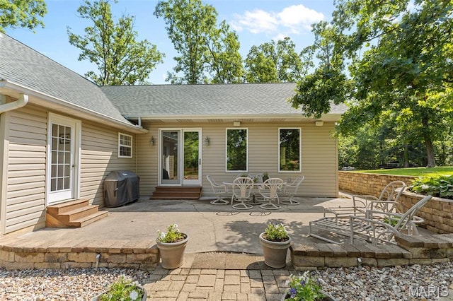 2004 Possum Hollow Rd, Farmington, MO 63640 - view of patio / terrace with entry steps and grilling area