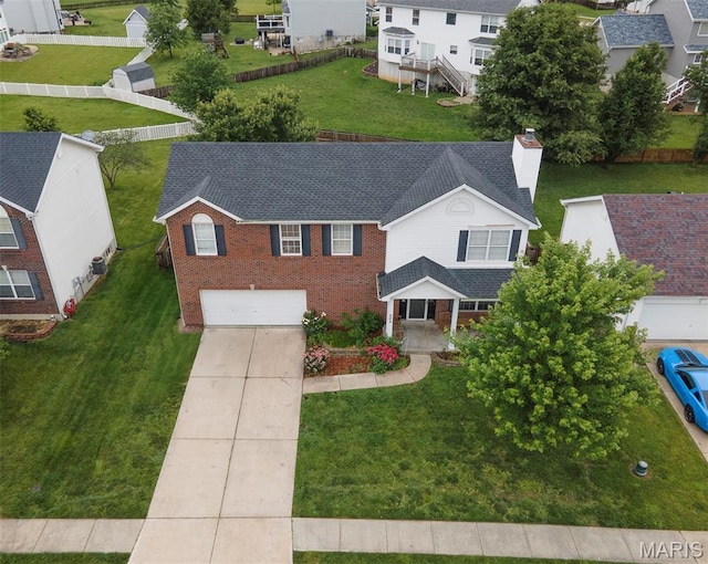 505 Lias Way, Wentzville, MO 63385 - aerial view of property and surrounding area
