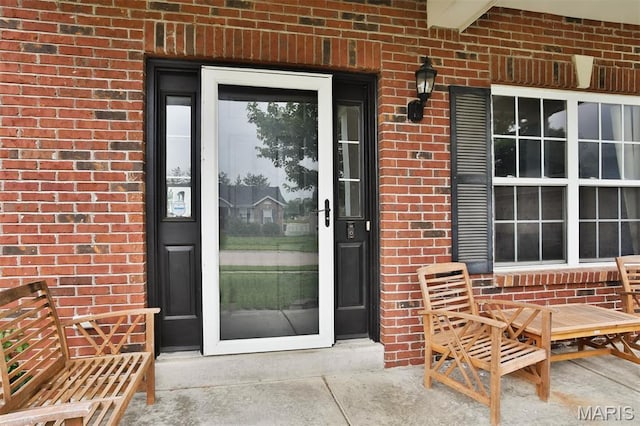 505 Lias Way, Wentzville, MO 63385 - doorway to property with brick siding