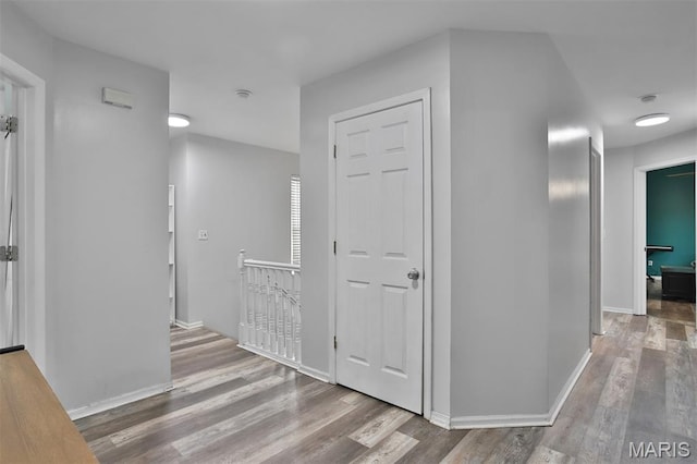 505 Lias Way, Wentzville, MO 63385 - corridor with an upstairs landing and wood finished floors