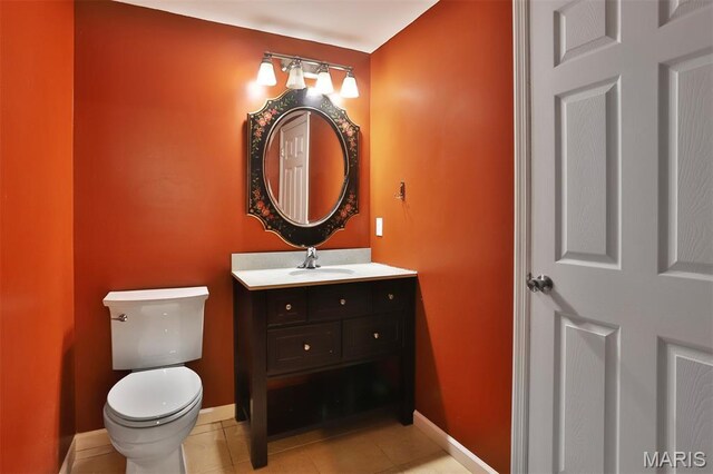 505 Lias Way, Wentzville, MO 63385 - bathroom with vanity and tile patterned flooring