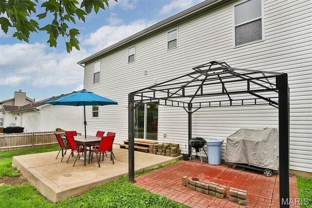 505 Lias Way, Wentzville, MO 63385 - back of property featuring a patio
