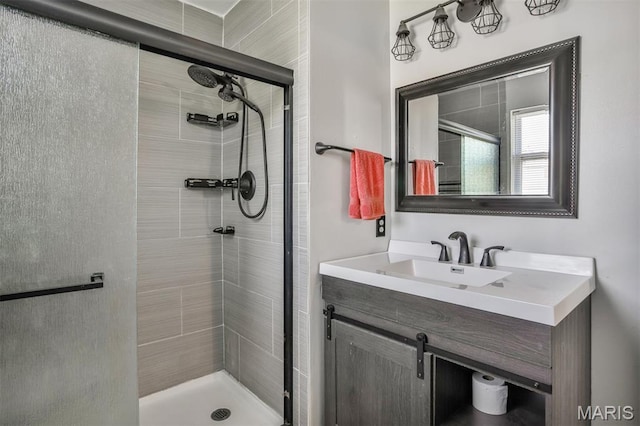 505 Lias Way, Wentzville, MO 63385 - bathroom with a stall shower and vanity
