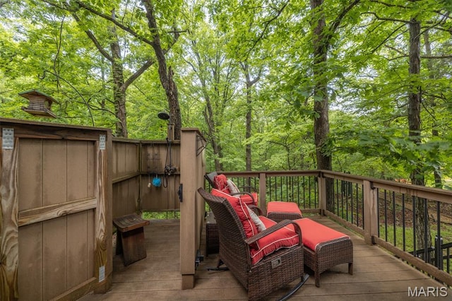 483 Hummingbird View Dr, Innsbrook, MO 63390 - view of deck