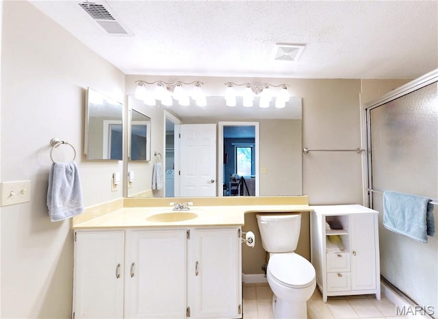 408 Kipling Way Unit A, Weldon Spring, MO 63304 - full bathroom featuring vanity, an enclosed shower, and tile patterned floors