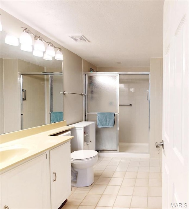 408 Kipling Way Unit A, Weldon Spring, MO 63304 - bathroom featuring vanity, tile patterned flooring, and a shower stall