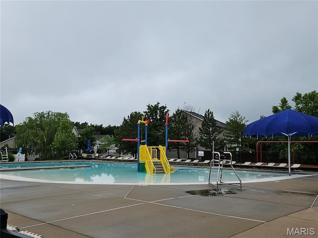 1751 Briarmanor Dr, Lake St Louis, MO 63367 - community pool featuring a patio area