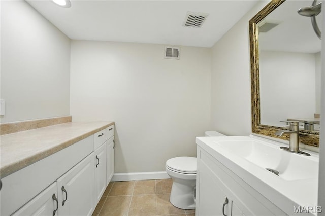 811 Wendevy Ct, Ballwin, MO 63011 - bathroom with vanity, tile patterned floors, and recessed lighting
