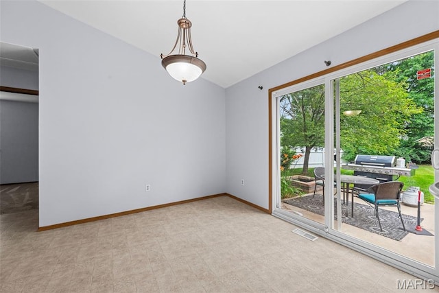 1203 Summerwood Dr, Saint Peters, MO 63376 - spare room with healthy amount of natural light and vaulted ceiling