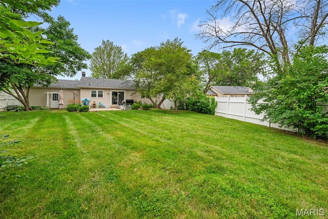 1203 Summerwood Dr, Saint Peters, MO 63376 - view of yard featuring a patio