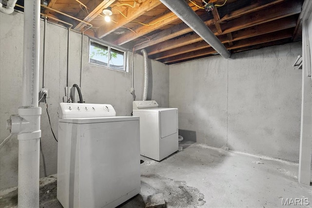 135 Anabel Ave, Saint Louis, MO 63135 - basement with separate washer and dryer
