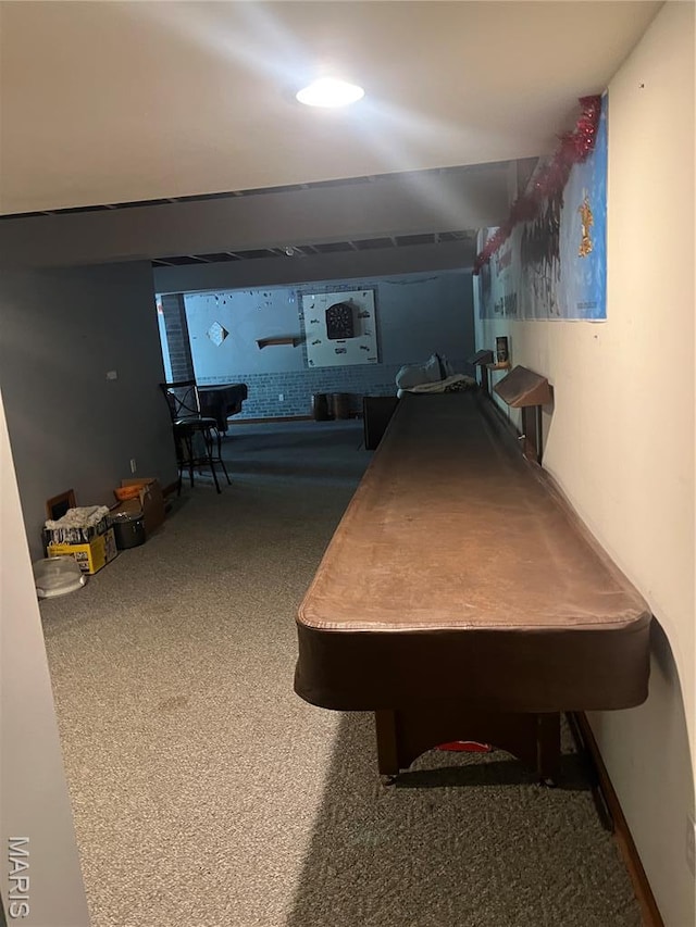 32 Bobwhite Ln, Troy, MO 63379 - playroom with billiards table and carpet