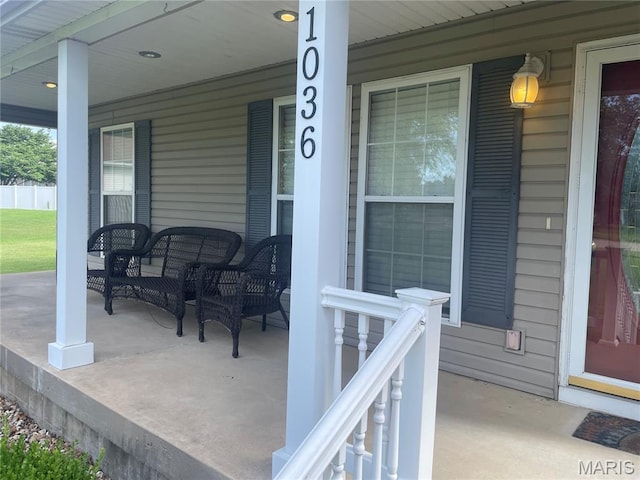1036 Red Arrow, Sikeston, MO 63801 - view of porch