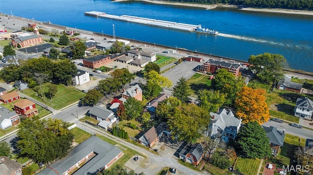 309 S Spanish Cpe, Girardeau, MO 63701 - aerial overview of property's location featuring a nearby body of water and nearby suburban area