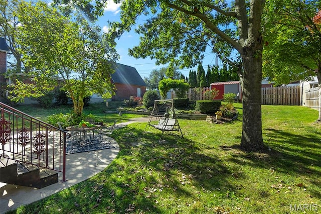 309 S Spanish Cpe, Girardeau, MO 63701 - view of yard with a patio and an outdoor structure