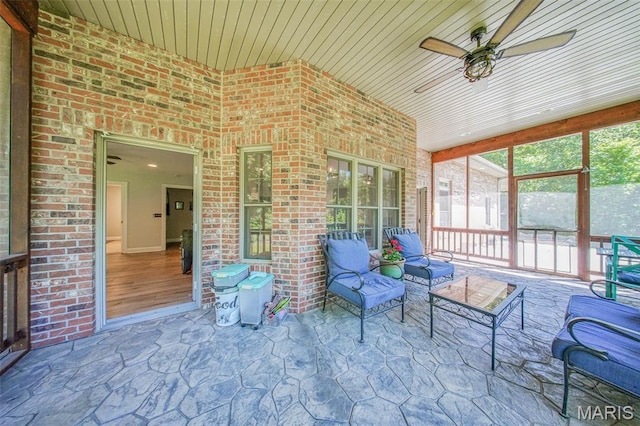 10660 Fawn Rdg, Rolla, MO 65401 - sunroom / solarium with ceiling fan