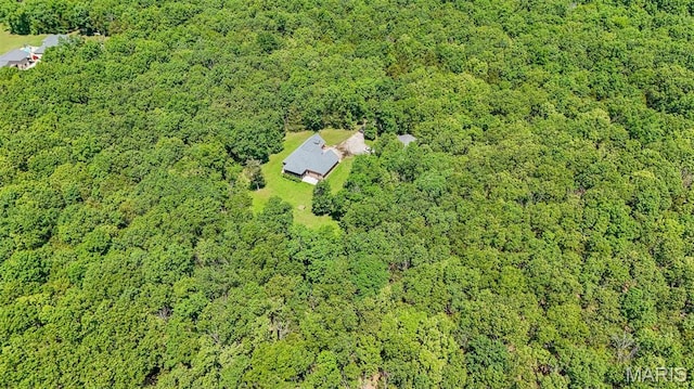 10660 Fawn Rdg, Rolla, MO 65401 - aerial view of a heavily wooded area