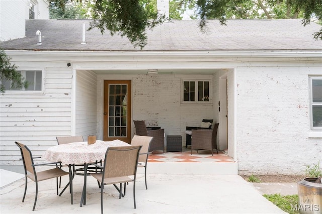 124 W Ross St, Palmyra, MO 63461 - view of patio with outdoor dining space