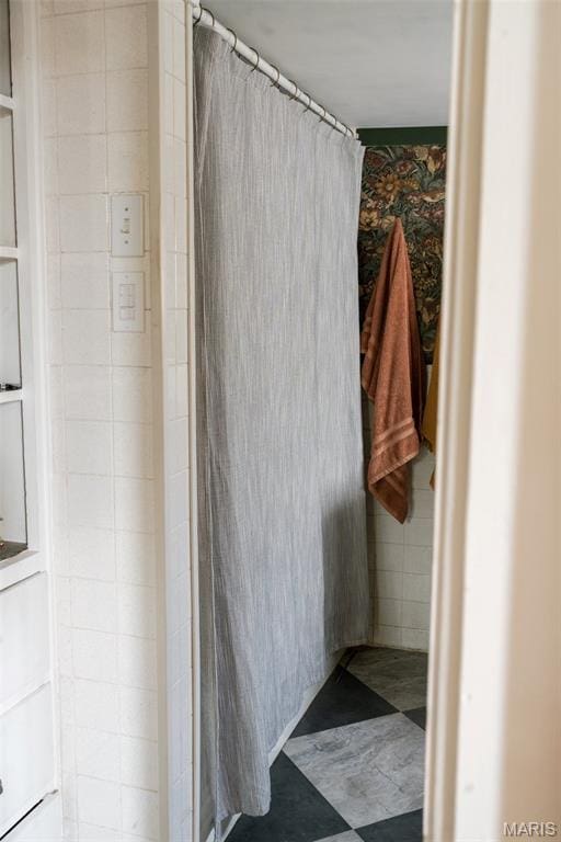 124 W Ross St, Palmyra, MO 63461 - full bath with curtained shower