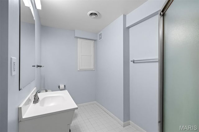 12101 Fahrpark Ln, Saint Louis, MO 63146 - bathroom with vanity and tile patterned flooring