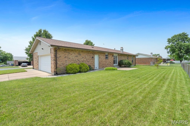 3100 Tally Ho Dr, Saint Charles, MO 63301 - view of front of house featuring brick siding, a garage, and driveway