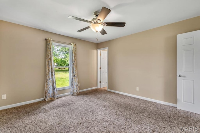 3100 Tally Ho Dr, Saint Charles, MO 63301 - empty room with carpet floors and a ceiling fan