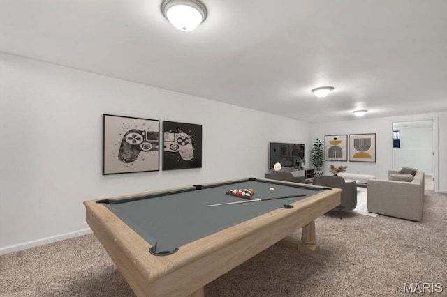 3100 Tally Ho Dr, Saint Charles, MO 63301 - game room with carpet and pool table
