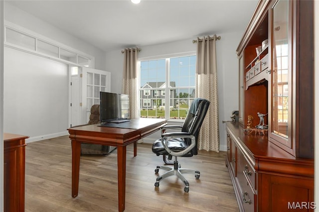 145 Royal Inverness Pkwy, Dardenne Prairie, MO 63368 - office area with wood finished floors