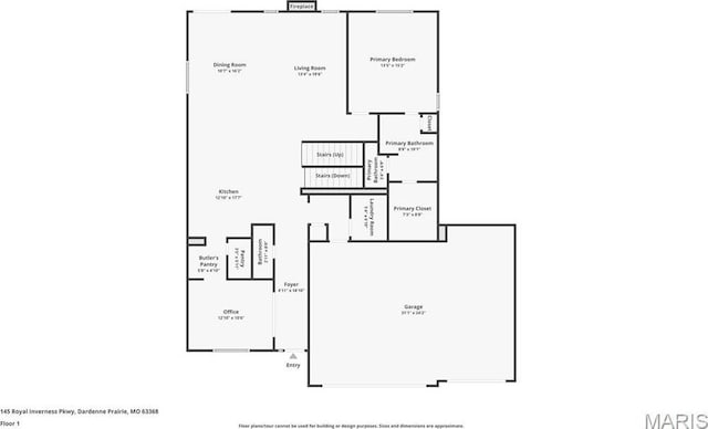 145 Royal Inverness Pkwy, Dardenne Prairie, MO 63368 - view of room layout