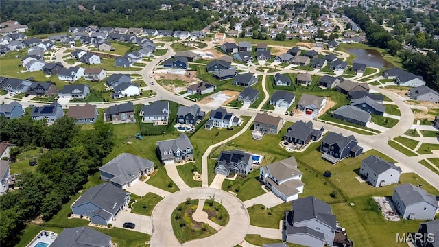 145 Royal Inverness Pkwy, Dardenne Prairie, MO 63368 - aerial view of property's location with nearby suburban area